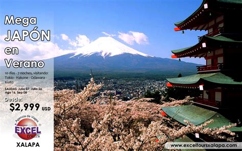 Viaja al milenario Japón este verano Excel Tours Xalapa