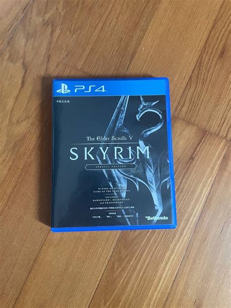 Skyrim The Elder Scrolls V Special Edition PS4 game, Video Gaming ...