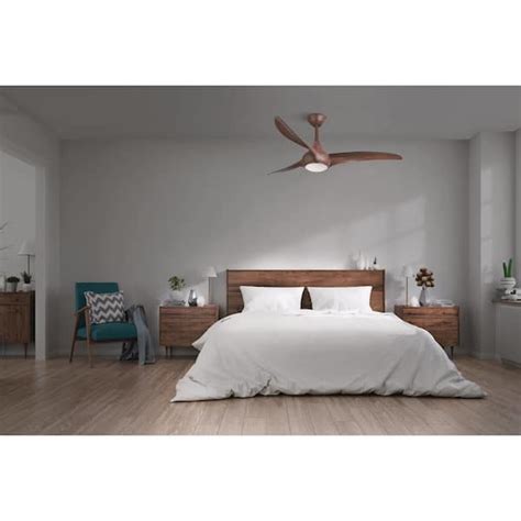 Minka Aire Light Wave Distressed Koa Ceiling Fan Shelly Lighting