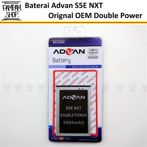 Jual Baterai Advan S E Nxt Original Double Power Batre Batrai Battery