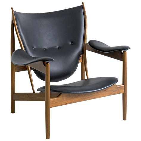 S Teak And Black Leather Chieftain S Chair By Finn Juhl For Sale At