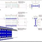 Steel Beam Bolted Plate Splice Connection Detail Drawing