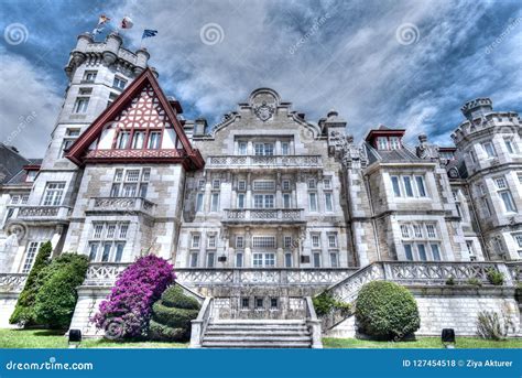 Magdalena Palace, Santander, Spain Stock Photo - Image of alfonso, king ...