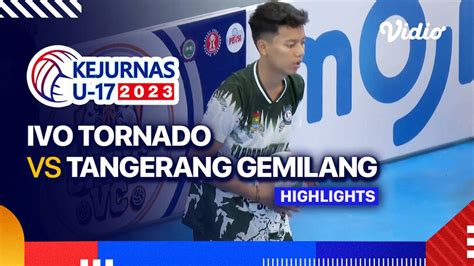 Putra Ivo Tornado L Barru Vs Tangerang Gemilang Highlights