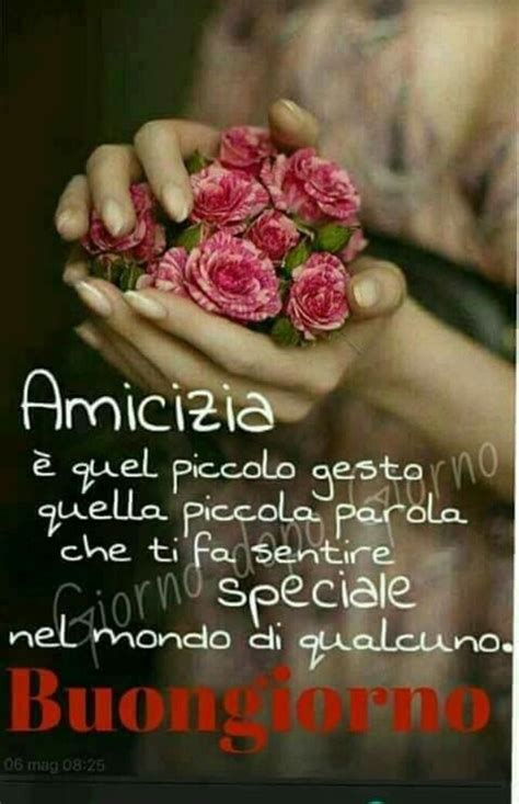 Buongiorno Amica Speciale Frasi