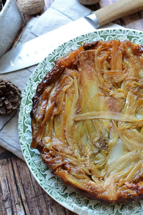 Tarte tatin endives noix et Roquefort végétarien de Hum ça sent bon