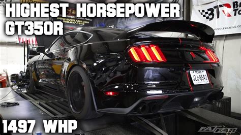 Highest Horsepower Shelby Gt350r In The World 1497 Whp Fathouse Fab