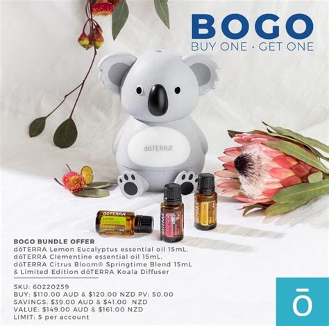 Doterra Koala Diffuser Aus Last Day Bogo Sets Furniture Home Living