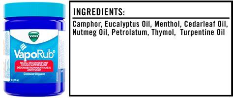 Vicks VapoRub Ingredients: Everything in This Tingly Chest Jelly