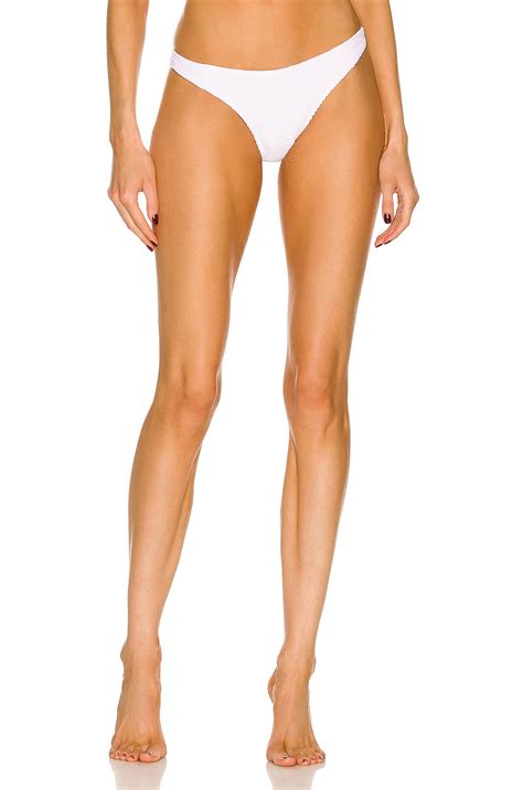 Bond Eye Sinner Brief Eco Bikini Bottom In Optic White FWRD