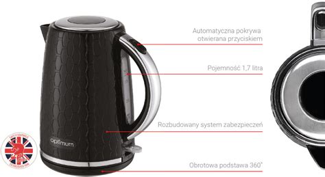 Optimum Cjs Czarny Czajnik Niskie Ceny I Opinie W Media Expert