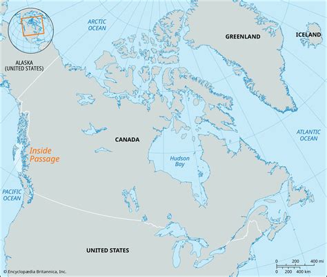 Inside Passage | Alaska, Map, & Facts | Britannica