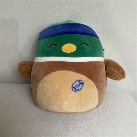 Avery The Duck Rugby Edition 8” Squishmallow Bnwt Depop