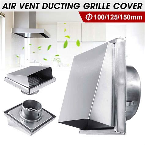 Stainless Steel Wall Vent Extract Grille Ducti Grandado