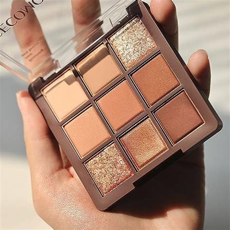 Brown Eyeshadow Palette Matte Glitter Nude Cream Eye Shadow Palettes Long Lasting Colour