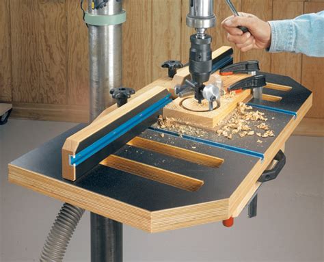 Woodworking Drill Press Table Woodworking Project Woodsmith Plans