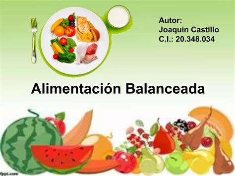 Alimentacion Balanceada Ppt