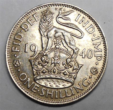 Great Britain Shilling Ag George Vi English