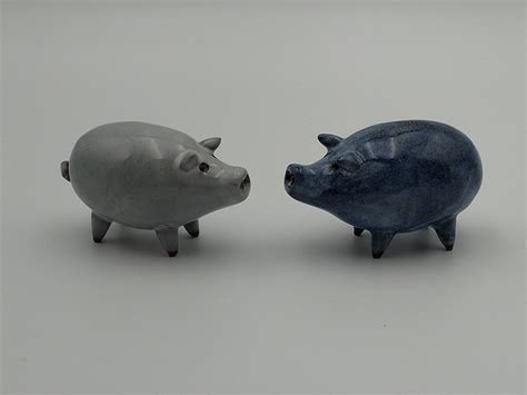 Ceramic Pigs By Jake Irving Ceramics Choose From Two Colours Etsy Uk