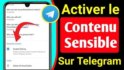 Comment Activer Le Contenu Sensible Sur Telegram Android Ios Fix