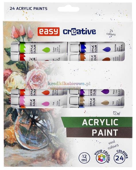 Farby Akrylowe Easy Creative Kolory Easy Sklep Empik