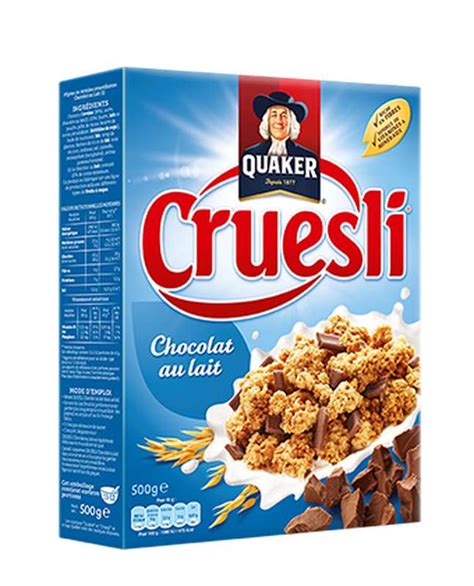 Cruesli Au Chocolat Au Lait Quaker G La Belle Vie Courses En