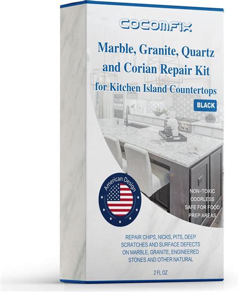 Quartz Countertop Chip Repair Kit Marble And Granite Repair Kitblack Quickly Repair