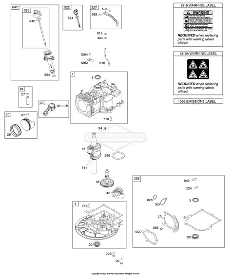 Briggs And Stratton 093J02 0092 H1 Parts Diagram For Camshaft