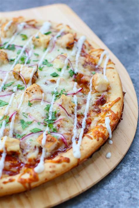 Ranch Pizza With Bbq Chicken Recipe Homestyle Ranch Recipe Pizza Recipes Homemade Bbq