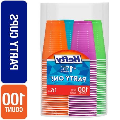 Heftyplasticcupsbizhefty Party On Disposable Plastic Cups Assorted