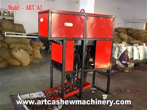 Automatic Cashew Nut Shelling Machine 4 Cutter Vertical Type Art