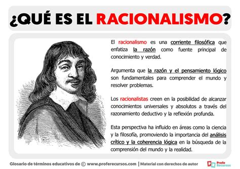 Qué Es El Racionalismo Definición De Racionalismo