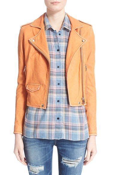 IRO Ashville Lambskin Leather Moto Jacket Nordstrom Leather