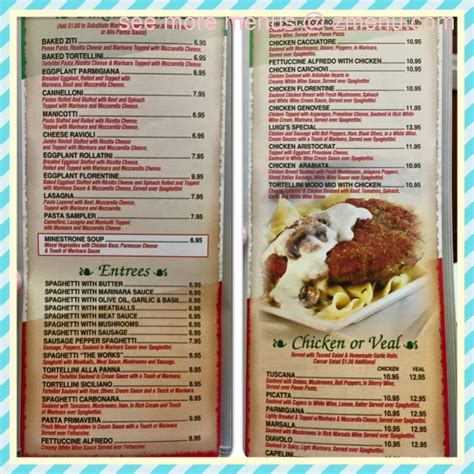 Online Menu of Luigis Italian Restaurant Restaurant, Angleton, Texas ...