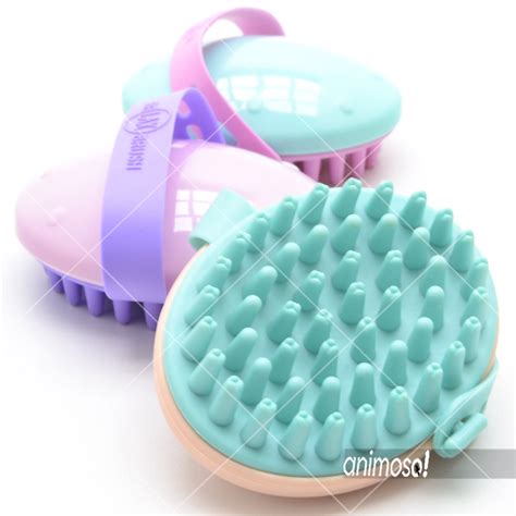 Escova Massageador De Cabelo Cabe A Couro Cabeludo Pente Silicone Anti