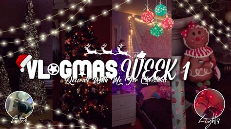 Vlogmas Week 1 Decorate My House With Me 🎄💘🫧 Journeynextdoor