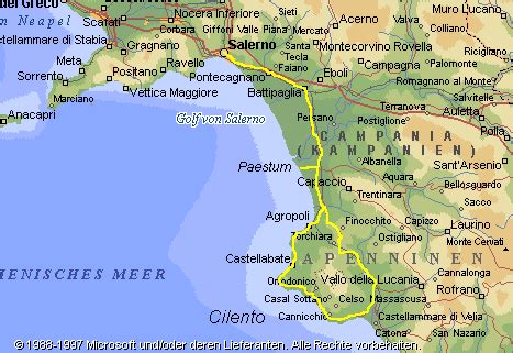 Salerno Map - Italy