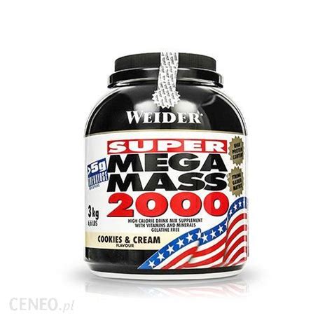 Weider Super Mega Mass 2000 3000G Sprzęt sportowy akcesoria