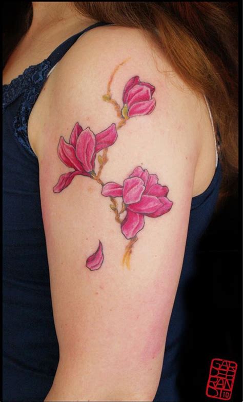 Magnolia Flower Tattoos Reef Recovery