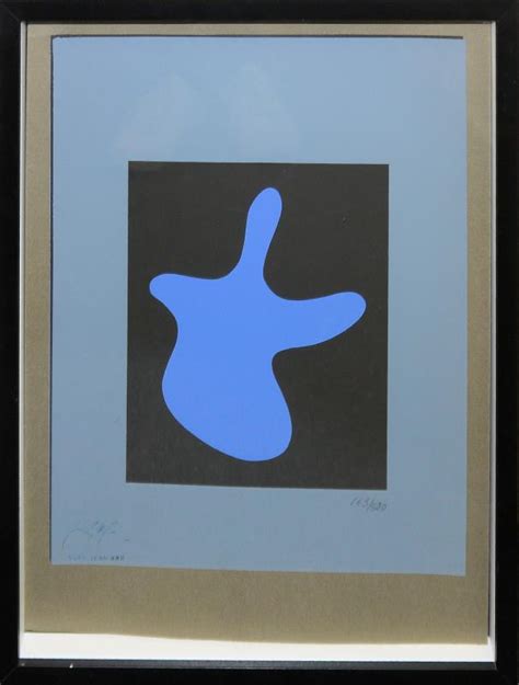 Hans Arp Petite Figure De Grasse Serigrafie Von Nach Dem