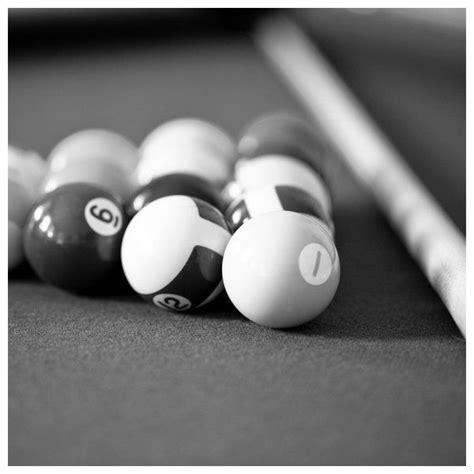 Billiard Room Square Canvas Billiard Decor Contemporary Black Whit