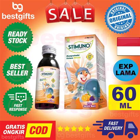 Jual Stimuno Syrup Sirup Memperbaiki Sistem Imun Kekebalan Daya Tahan