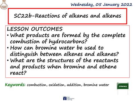 SOLUTION 2 Alkanes Alkenes Their Reactions Studypool