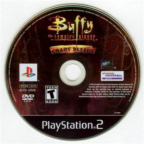 Buffy The Vampire Slayer Chaos Bleeds 2003 Playstation 2 Box Cover