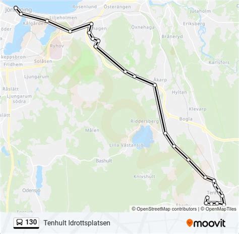 130 Route: Schedules, Stops & Maps - Tenhult Idrottsplatsen (Updated)
