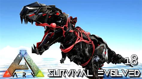 Ark Survival Evolved Scarlet Tek Trex Is Amazing Eternal