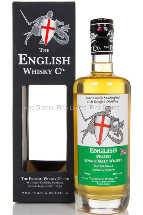 English Whisky Co Peated Single Malt Whisky