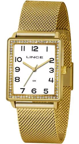 Reloj analógico dorado Lince LQG4665l B2kx para mujer MercadoLibre