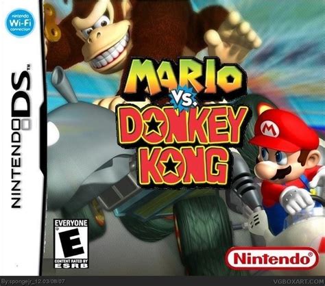 Mario VS Donkey Kong Nintendo DS Box Art Cover by spongejr_12