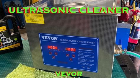 Ultrasonic Cleaner Vevor Youtube